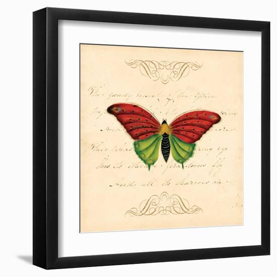 Red Butterfly-Artique Studio-Framed Art Print