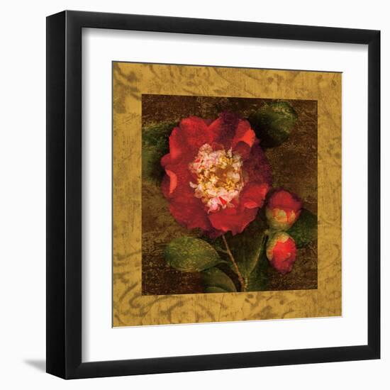 Red Camellias I-John Seba-Framed Art Print