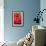 Red Candle and Baubles-Cora Niele-Framed Giclee Print displayed on a wall