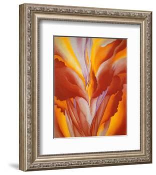 Red Canna-Georgia O'Keeffe-Framed Art Print