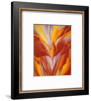 Red Canna-Georgia O'Keeffe-Framed Art Print