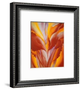 Red Canna-Georgia O'Keeffe-Framed Art Print