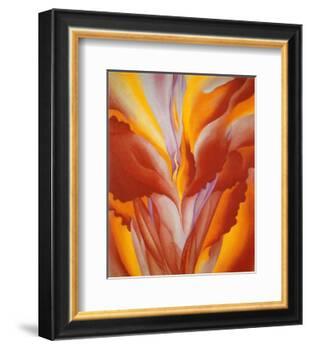 Red Canna-Georgia O'Keeffe-Framed Art Print