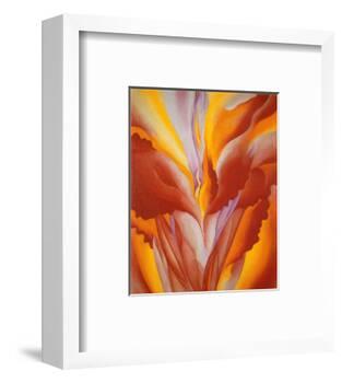 Red Canna-Georgia O'Keeffe-Framed Art Print