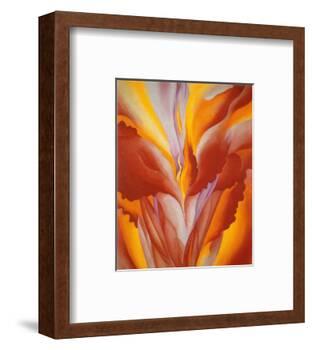 Red Canna-Georgia O'Keeffe-Framed Art Print