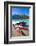 Red Canoes for Hire-Neale Clark-Framed Photographic Print