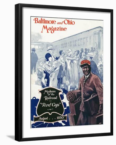 Red Cap-Charles H. Dickson-Framed Giclee Print