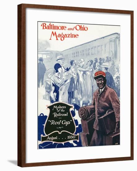 Red Cap-Charles H. Dickson-Framed Giclee Print