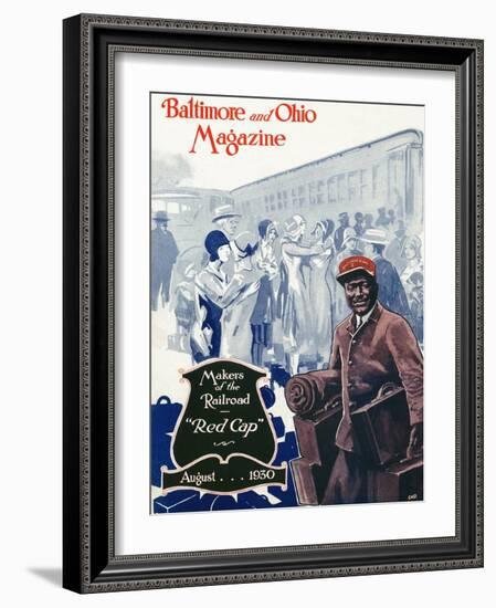 Red Cap-Charles H. Dickson-Framed Giclee Print