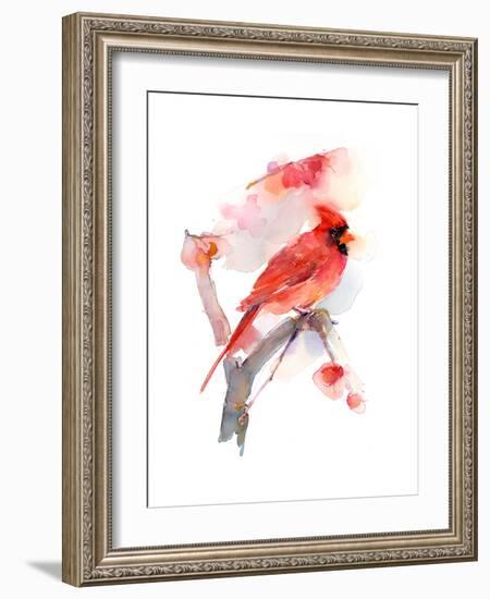 Red Cardinal, 2016-John Keeling-Framed Giclee Print