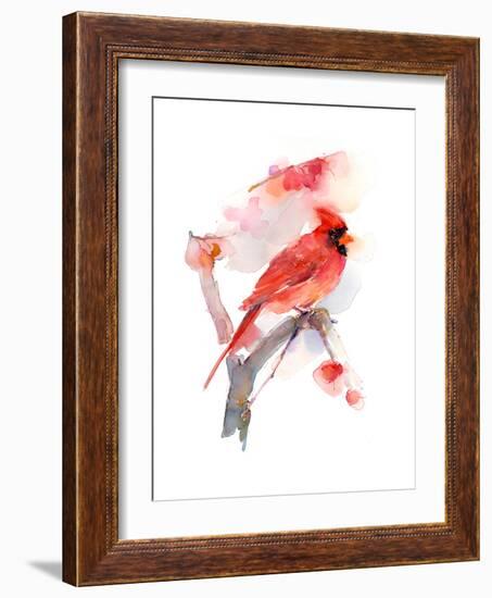 Red Cardinal, 2016-John Keeling-Framed Giclee Print