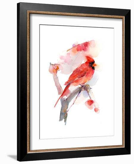 Red Cardinal, 2016-John Keeling-Framed Giclee Print