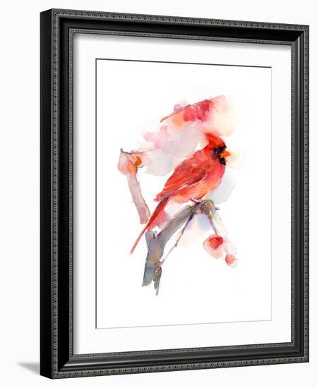 Red Cardinal, 2016-John Keeling-Framed Giclee Print