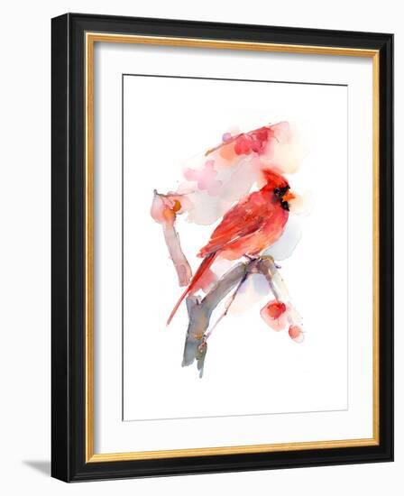 Red Cardinal, 2016-John Keeling-Framed Giclee Print