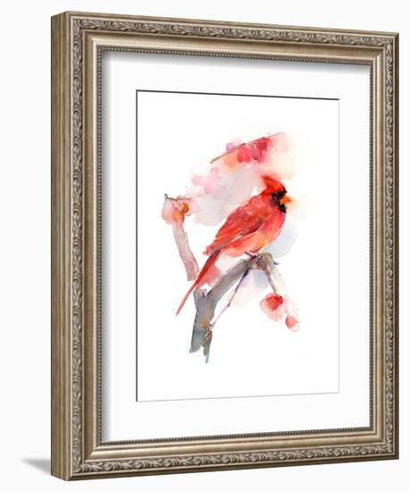 Red Cardinal, 2016-John Keeling-Framed Giclee Print