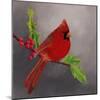 Red Cardinal I-Regina Moore-Mounted Art Print