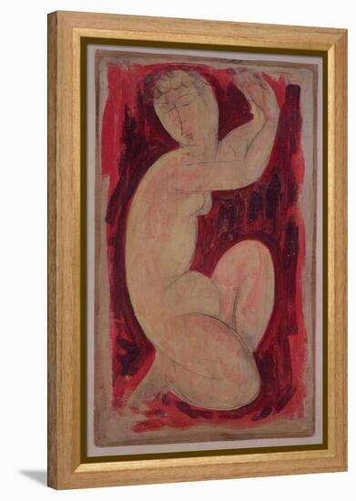 Red Caryatid, 1913-Amedeo Modigliani-Framed Premier Image Canvas