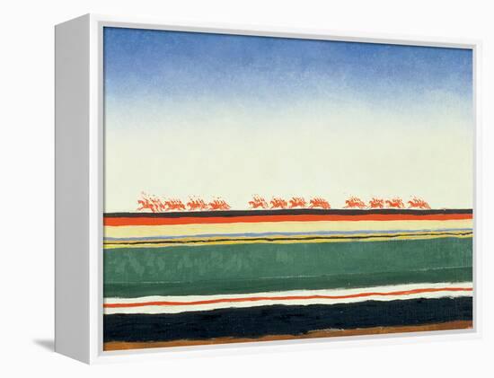 Red Cavalry, 1928-32-Kasimir Malevich-Framed Premier Image Canvas