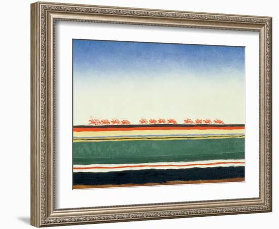 Red Cavalry, 1928-32-Kasimir Malevich-Framed Giclee Print