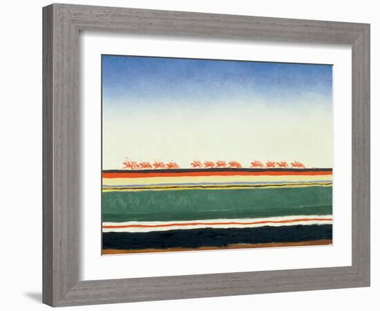 Red Cavalry, 1928-32-Kasimir Malevich-Framed Giclee Print