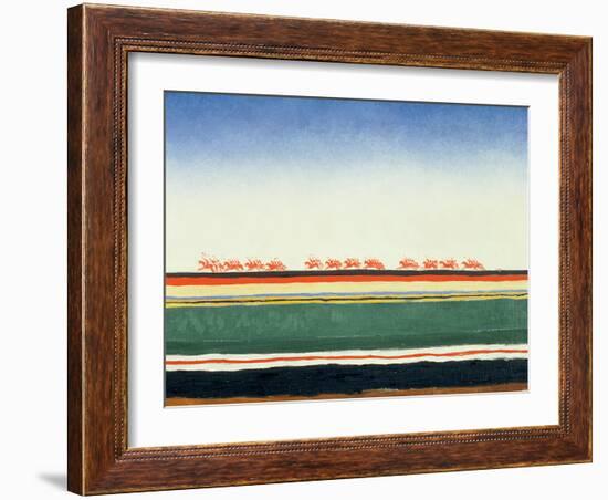 Red Cavalry, 1928-32-Kasimir Malevich-Framed Giclee Print