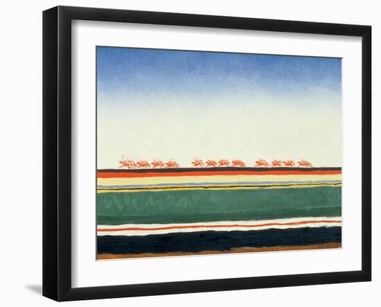 Red Cavalry, 1928-32-Kasimir Malevich-Framed Giclee Print