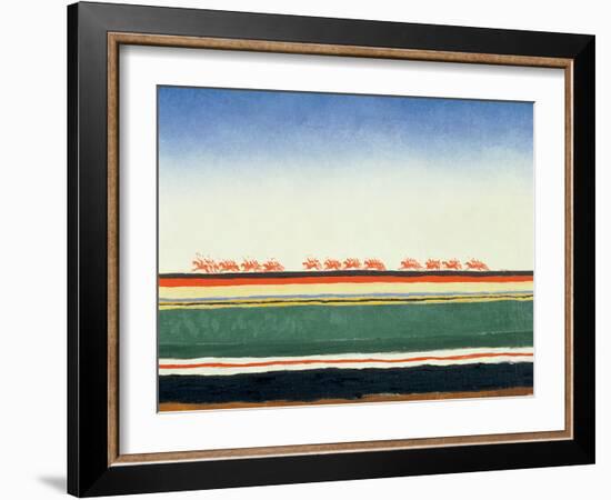 Red Cavalry, 1928-32-Kasimir Malevich-Framed Giclee Print