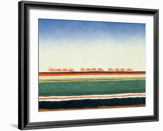 Red Cavalry, 1928-32-Kasimir Malevich-Framed Giclee Print