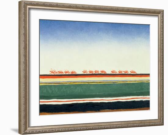 Red Cavalry, 1928-32-Kasimir Malevich-Framed Giclee Print