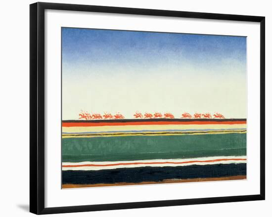 Red Cavalry, 1928-32-Kasimir Malevich-Framed Giclee Print