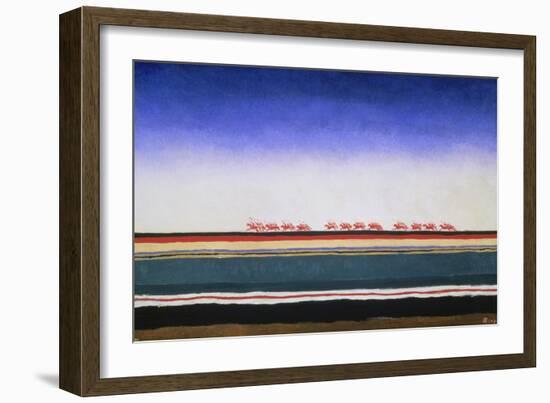 Red Cavalry, 1928-Kasimir Malevich-Framed Premium Giclee Print