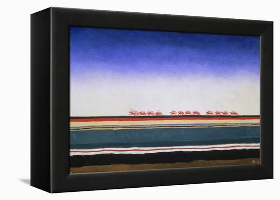 Red Cavalry, 1928-Kasimir Malevich-Framed Premier Image Canvas