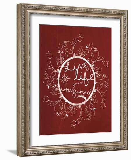 Red Chalk Imagine-Lauren Gibbons-Framed Art Print