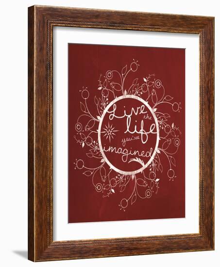 Red Chalk Imagine-Lauren Gibbons-Framed Art Print