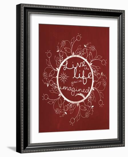 Red Chalk Imagine-Lauren Gibbons-Framed Art Print