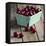 Red Cherries on Wood-Tom Quartermaine-Framed Premier Image Canvas