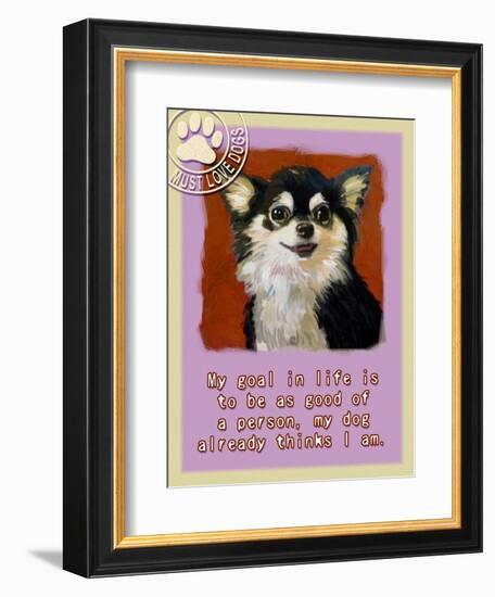 Red Chihuahua-Cathy Cute-Framed Giclee Print