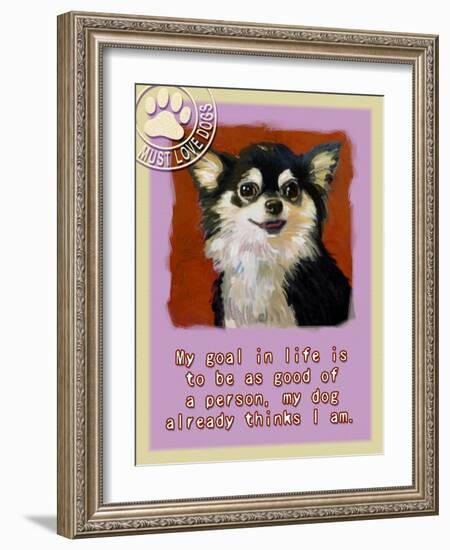 Red Chihuahua-Cathy Cute-Framed Giclee Print