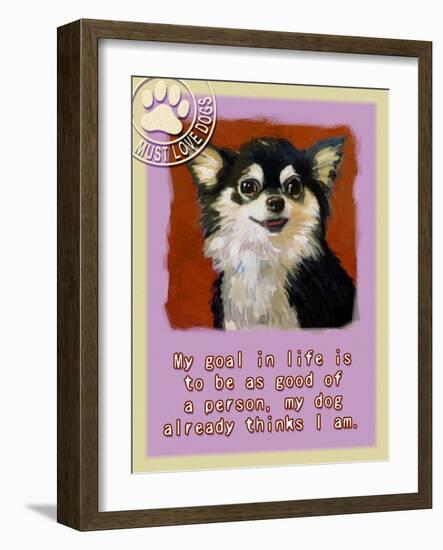 Red Chihuahua-Cathy Cute-Framed Giclee Print