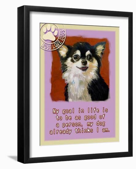 Red Chihuahua-Cathy Cute-Framed Giclee Print