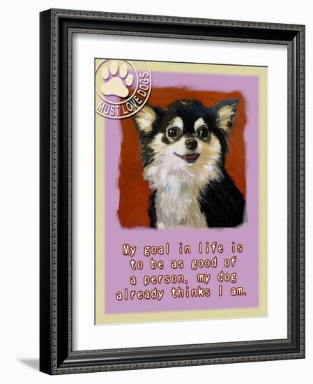 Red Chihuahua-Cathy Cute-Framed Giclee Print