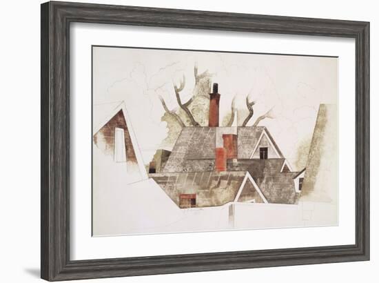 Red Chimneys-Charles Demuth-Framed Giclee Print