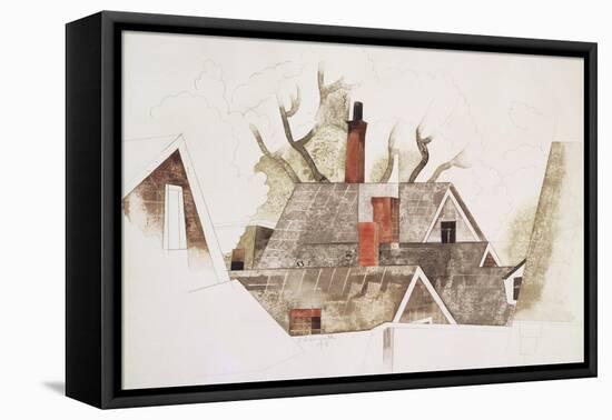 Red Chimneys-Charles Demuth-Framed Premier Image Canvas