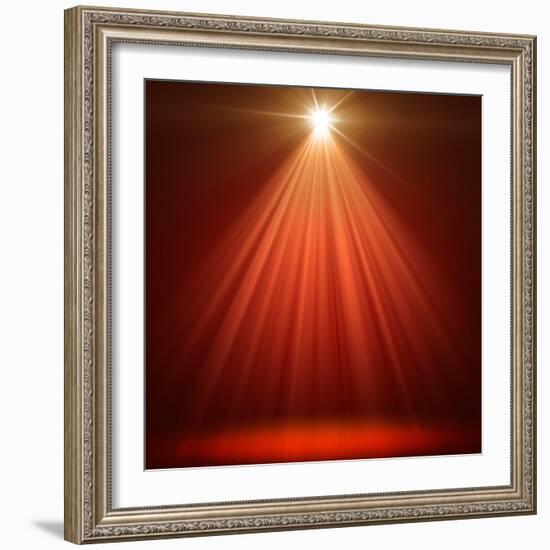 Red Christmas Background-g_peshkova-Framed Photographic Print