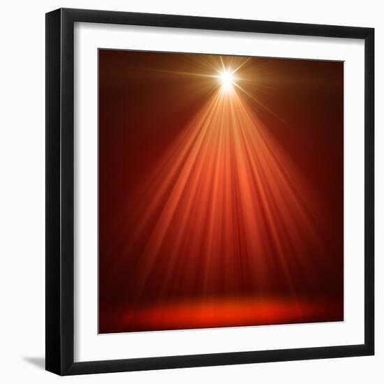 Red Christmas Background-g_peshkova-Framed Photographic Print