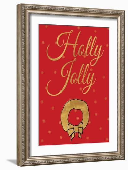 Red Christmas II-null-Framed Art Print