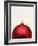 Red Christmas tree decorations-null-Framed Photographic Print