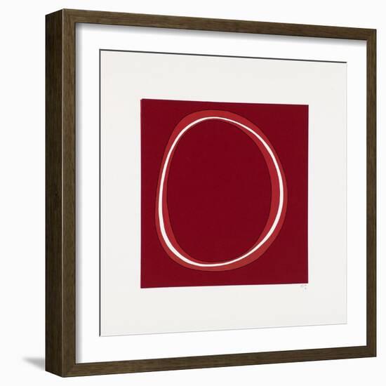 Red Circle-Alex Dunn-Framed Giclee Print