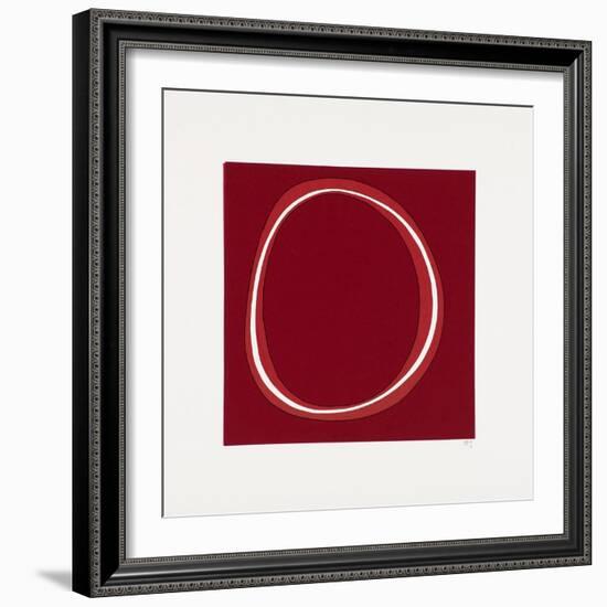 Red Circle-Alex Dunn-Framed Giclee Print