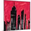Red Cityscape-Paul Brent-Mounted Art Print